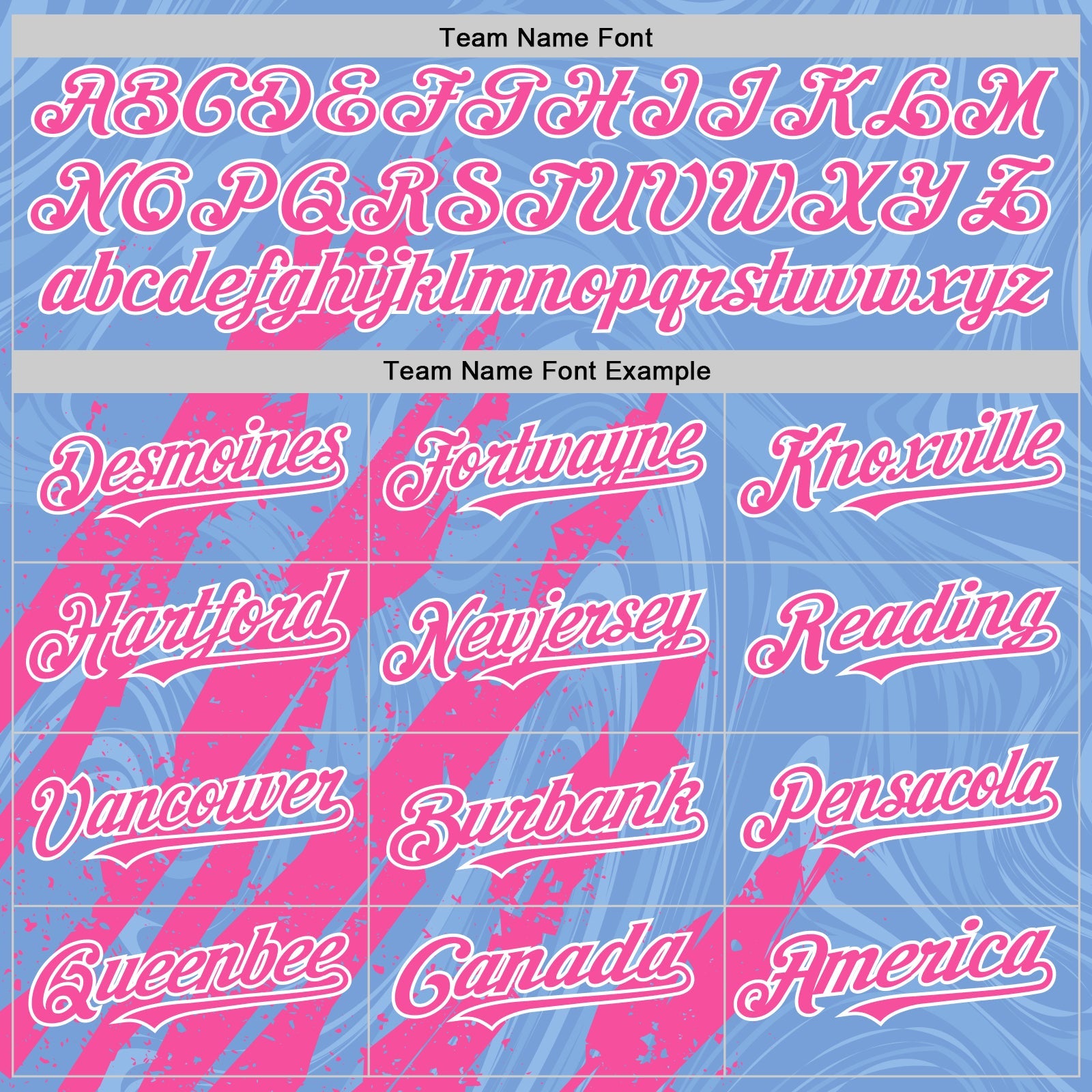 Custom Light Blue Pink-White Splash 3D Pattern Design Bomber Full-Snap Varsity Letterman Hoodie Jacket