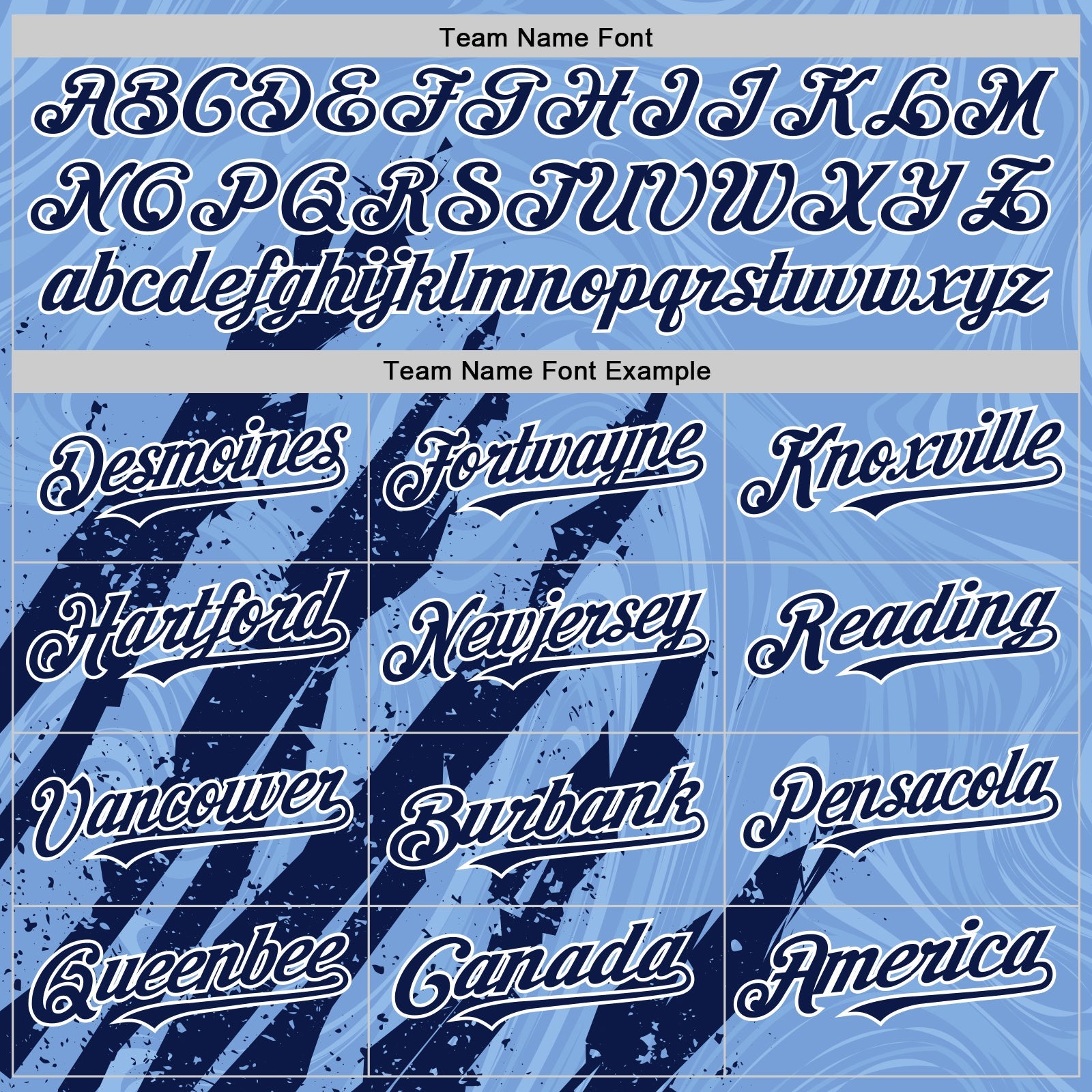 Custom Light Blue Navy-White Splash 3D Pattern Design Bomber Full-Snap Varsity Letterman Hoodie Jacket