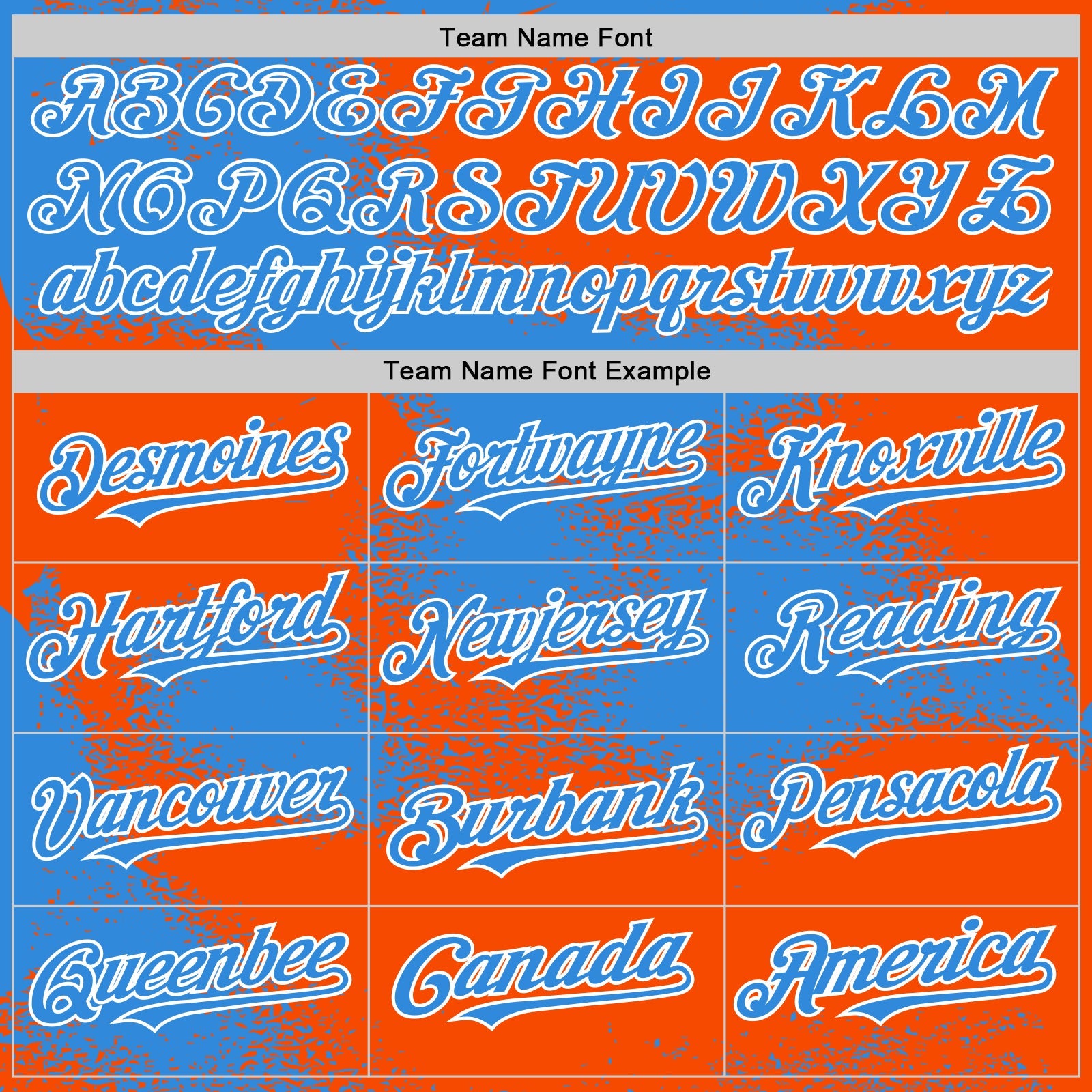 Custom Orange Powder Blue-White Abstract Color Blocks Fragment 3D Pattern Design Bomber Full-Snap Varsity Letterman Hoodie Jacket