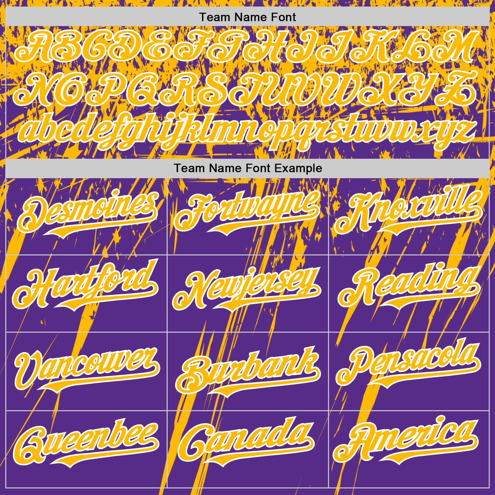 Custom Purple Gold-White Splash 3D Pattern Design Bomber Full-Snap Varsity Letterman Hoodie Jacket