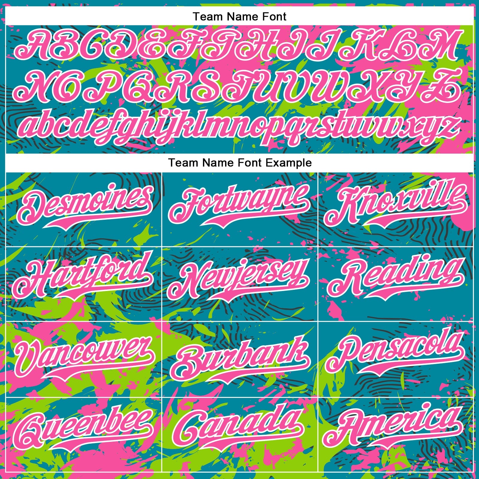 Custom Teal Pink Neon Green-White Splash 3D Pattern Design Bomber Full-Snap Varsity Letterman Hoodie Jacket