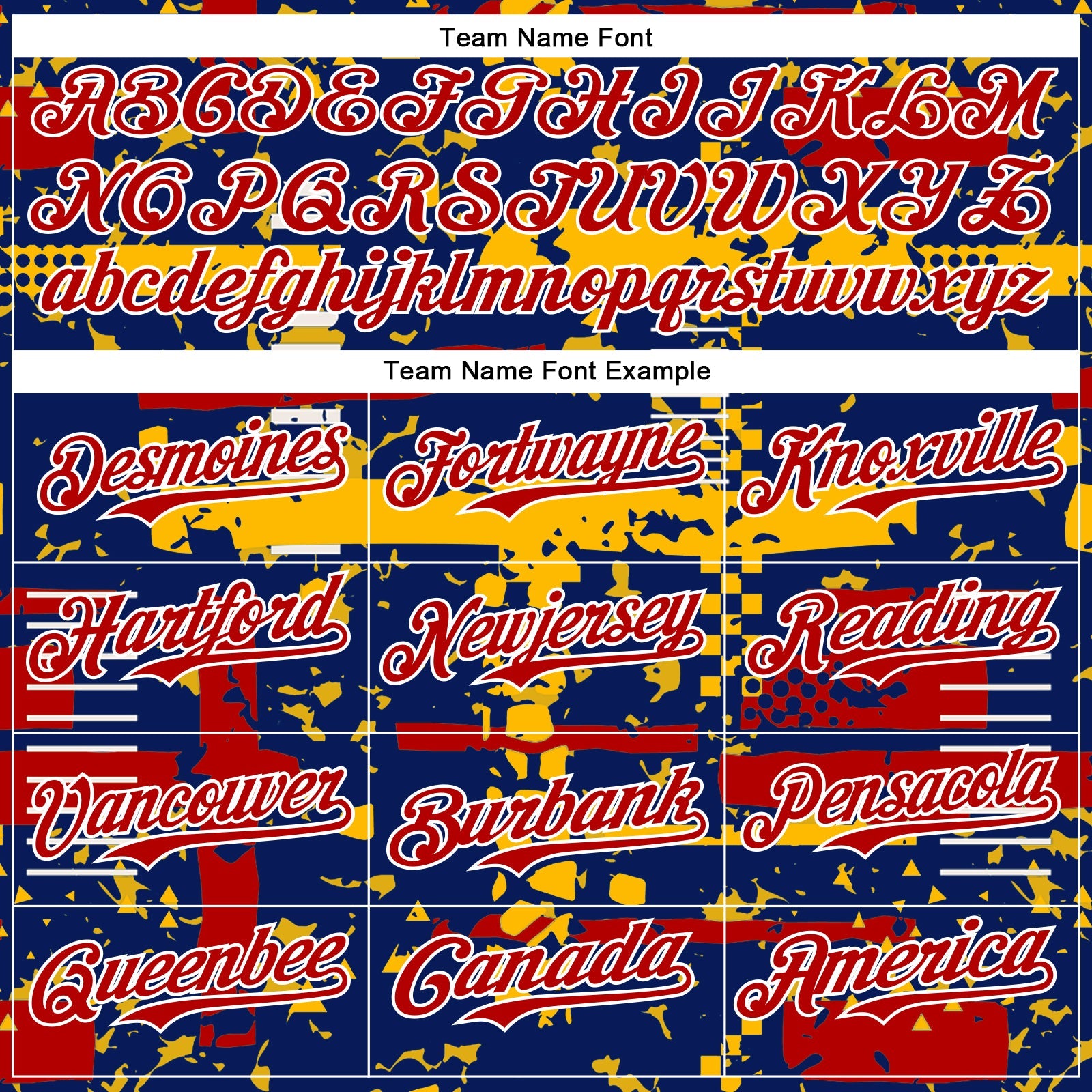 Custom Royal Red Gold-White Abstract Fragment Shape 3D Pattern Design Bomber Full-Snap Varsity Letterman Hoodie Jacket