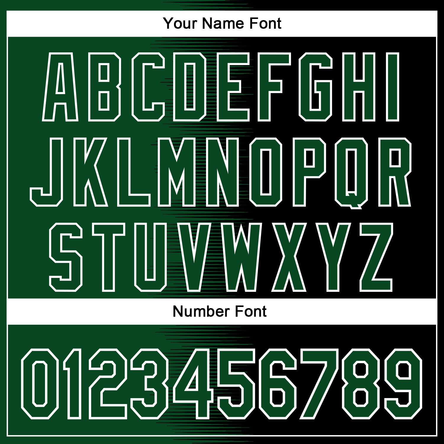 Custom Kelly Green Black-White Gradient Line Bomber Full-Snap Varsity Letterman Hoodie Jacket