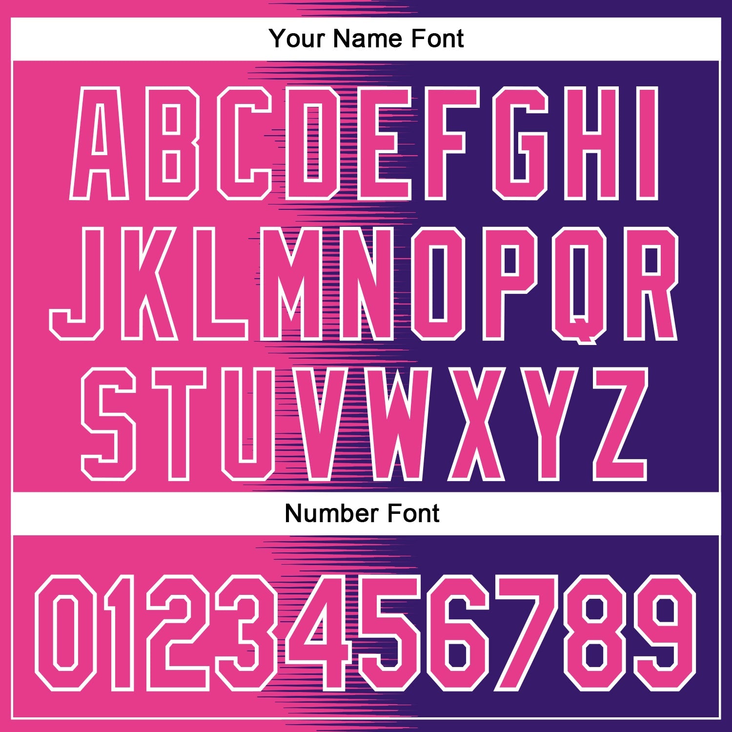 Custom Pink Purple-White Gradient Line Bomber Full-Snap Varsity Letterman Hoodie Jacket