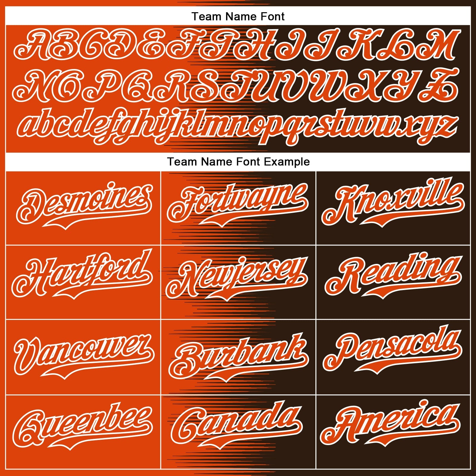 Custom Orange Brown-White Gradient Line Bomber Full-Snap Varsity Letterman Hoodie Jacket