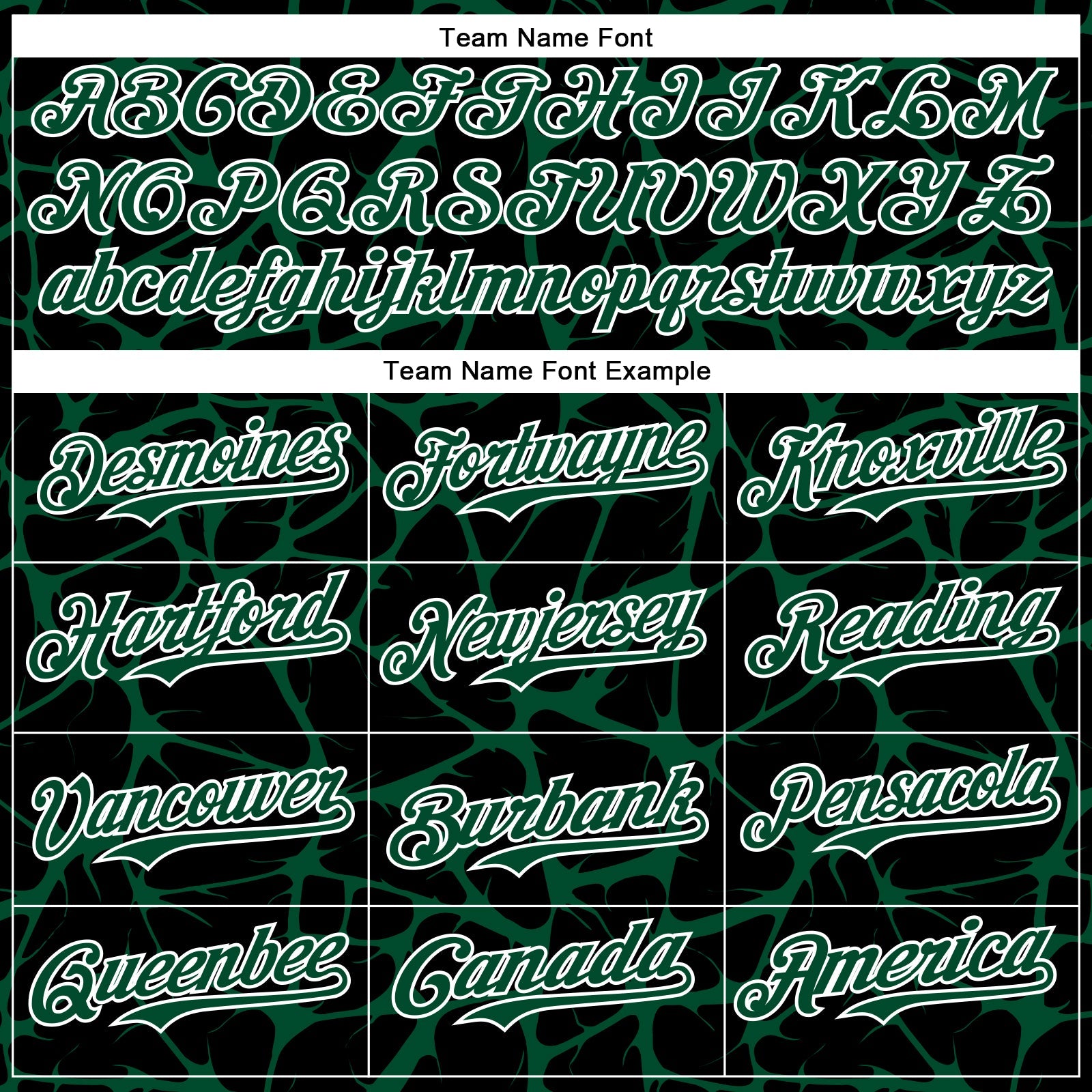 Custom Black Kelly Green-White Abstract Network 3D Pattern Design Bomber Full-Snap Varsity Letterman Hoodie Jacket