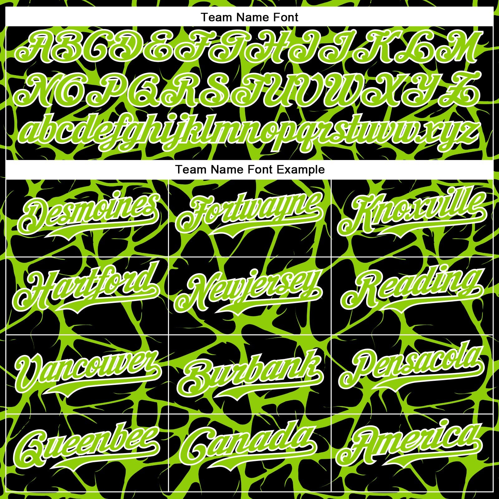 Custom Black Neon Green-White Abstract Network 3D Pattern Design Bomber Full-Snap Varsity Letterman Hoodie Jacket