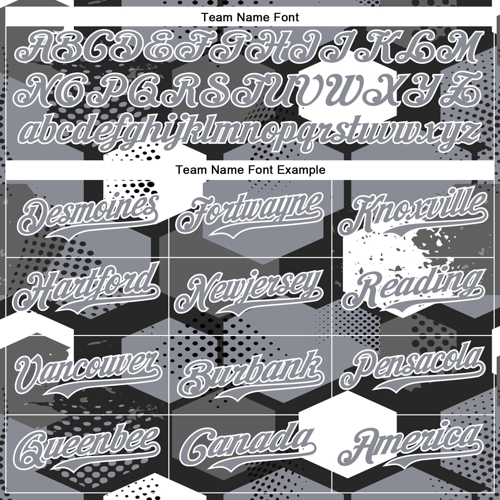 Custom Black Gray-White Geometric Shape 3D Pattern Design Bomber Full-Snap Varsity Letterman Hoodie Jacket