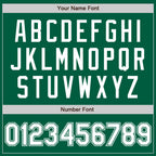 Custom Kelly Green White Authentic Baseball Jersey