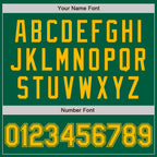 Custom Kelly Green Gold Authentic Baseball Jersey