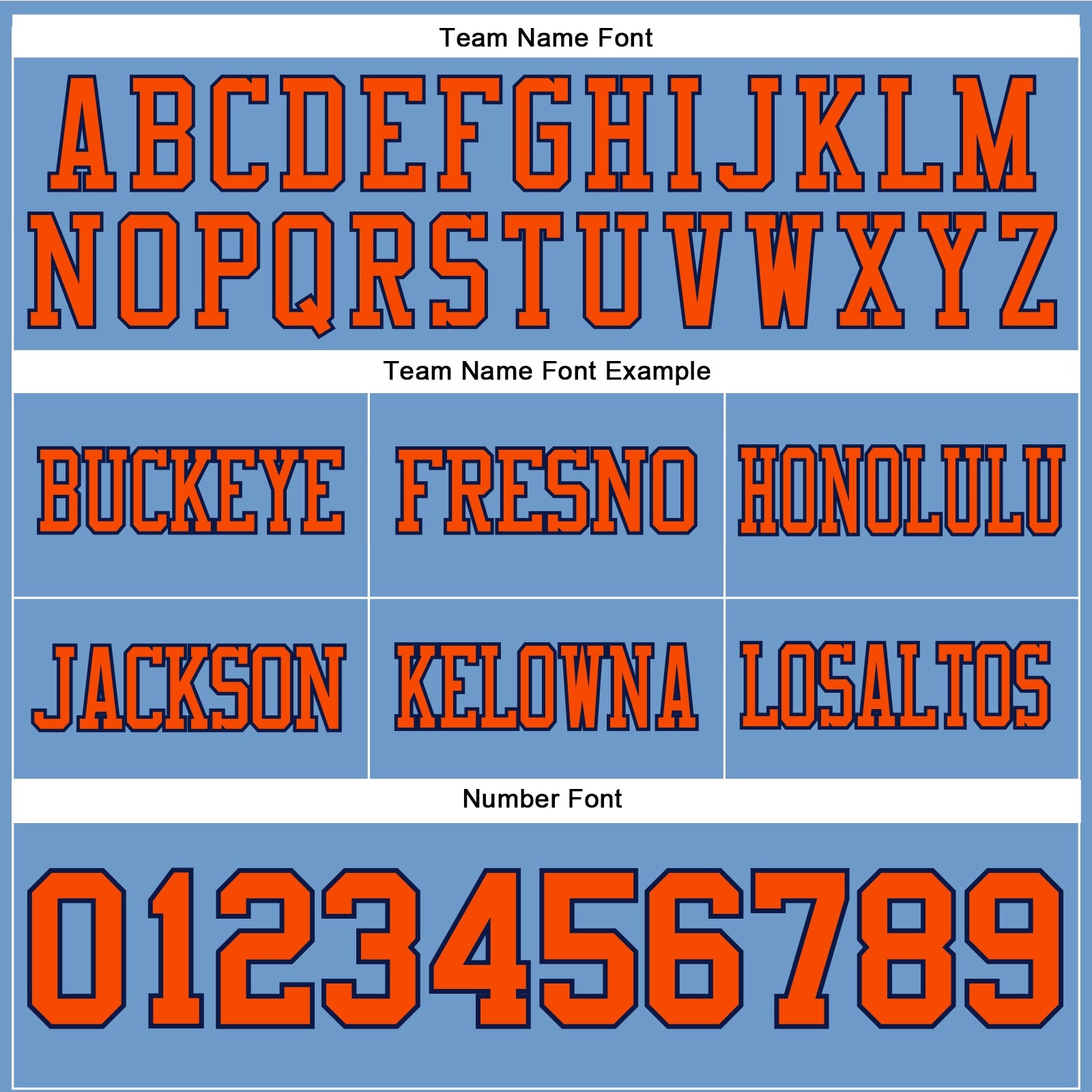 Custom Light Blue Orange-Navy Authentic Football Jersey