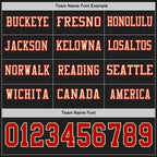 Custom Black Red-Cream Long Sleeve Authentic Football Jersey