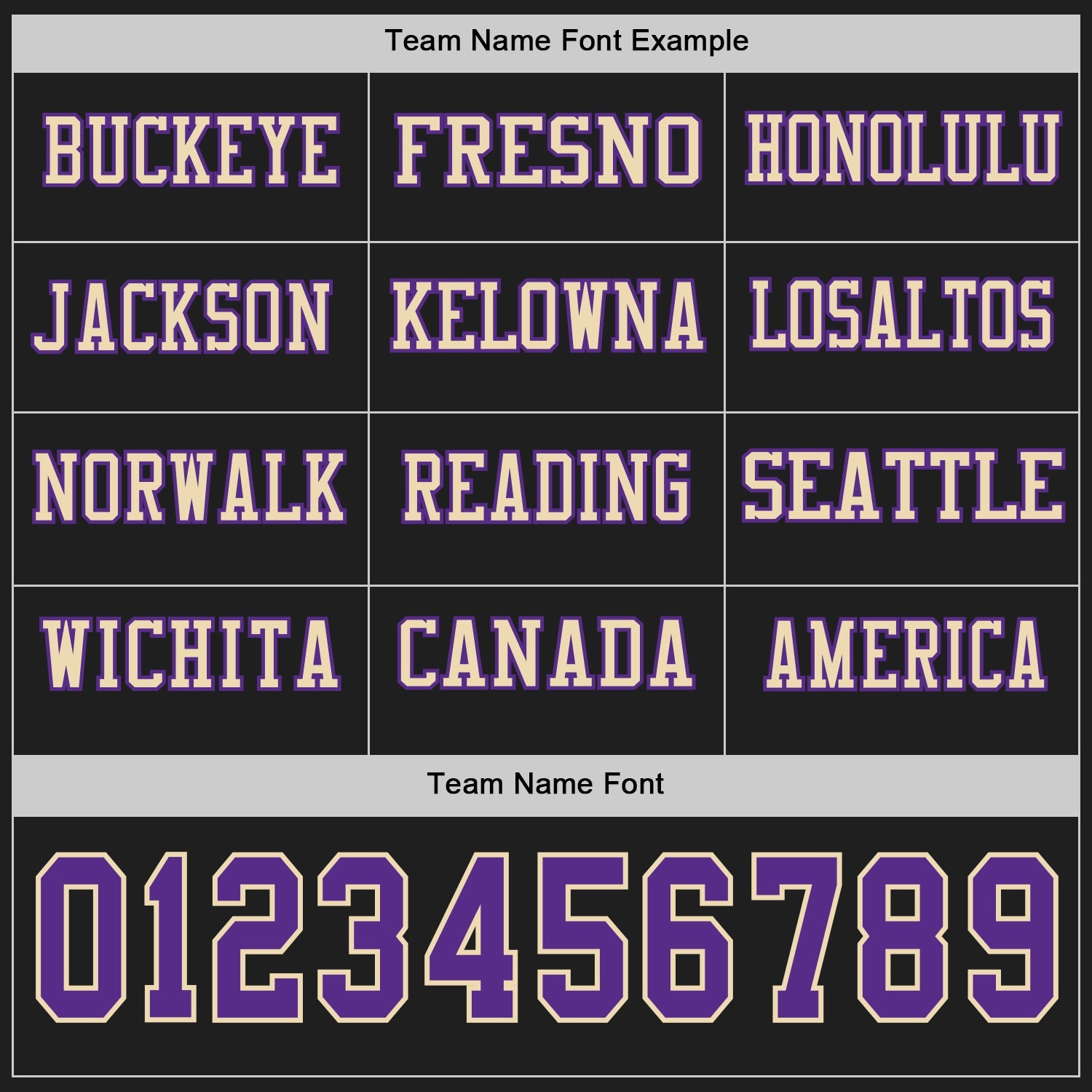 Custom Black Purple-Cream Long Sleeve Authentic Football Jersey