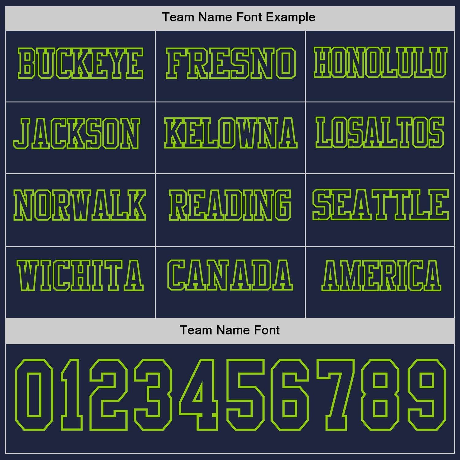 Custom Navy Neon Green Long Sleeve Authentic Football Jersey