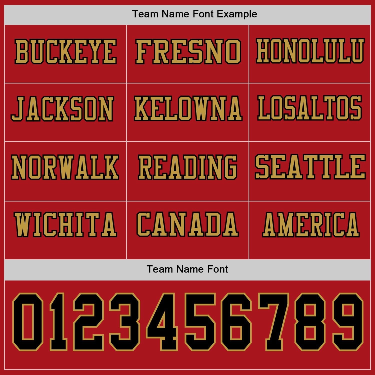 Custom Red Black-Old Gold Long Sleeve Authentic Football Jersey