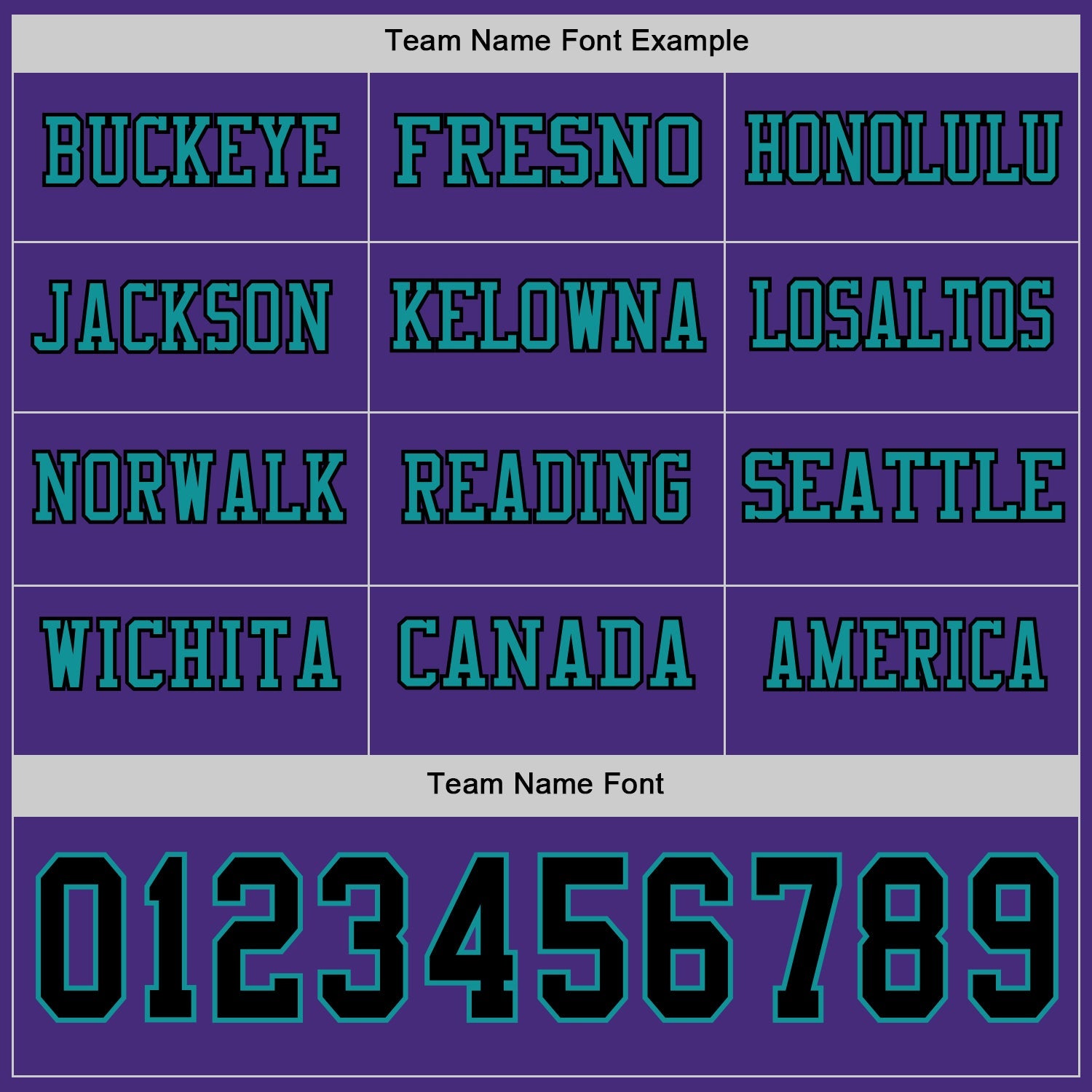 Custom Purple Black-Teal Long Sleeve Authentic Football Jersey