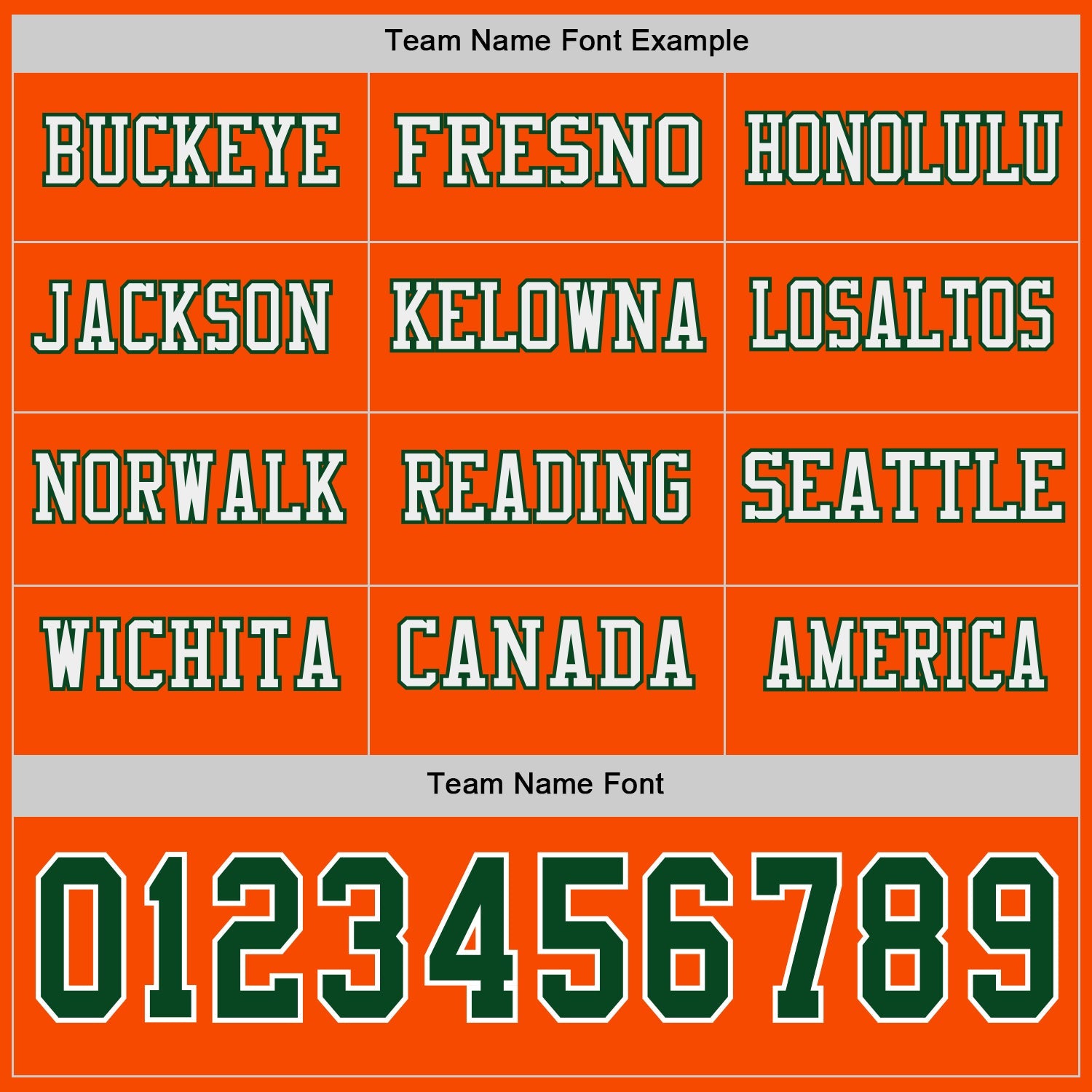 Custom Orange Green-White Long Sleeve Authentic Football Jersey