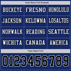 Custom Royal Black-White Long Sleeve Authentic Football Jersey