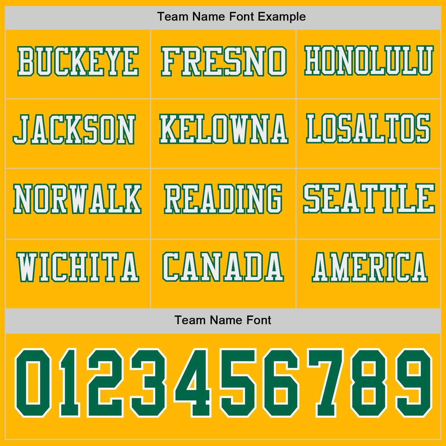 Custom Gold Kelly Green-White Long Sleeve Authentic Football Jersey