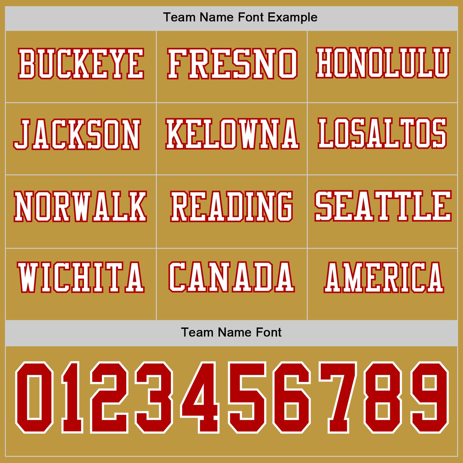 Custom Old Gold Red-White Long Sleeve Authentic Football Jersey