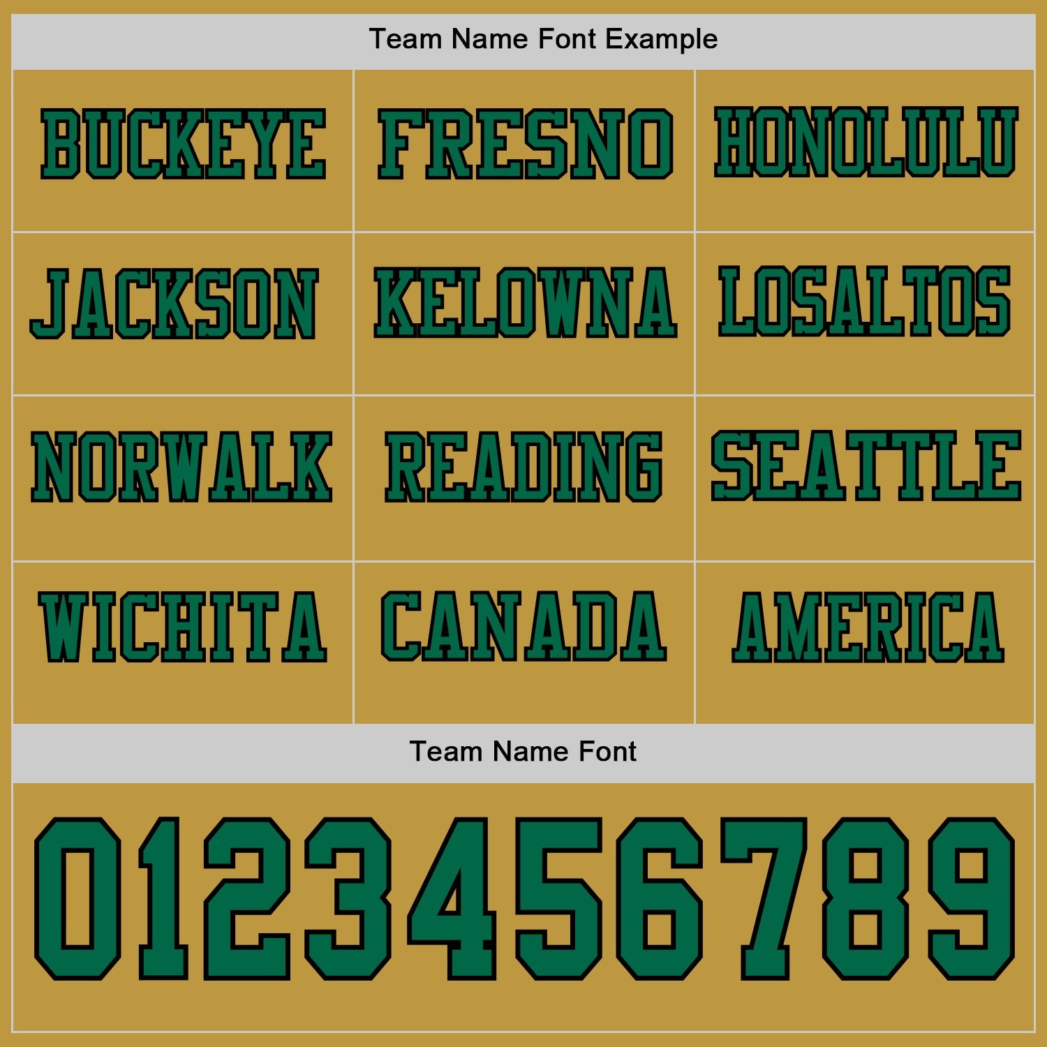 Custom Old Gold Kelly Green-Black Long Sleeve Authentic Football Jersey