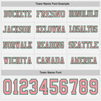 Custom White Medium Pink-Kelly Green Long Sleeve Authentic Football Jersey