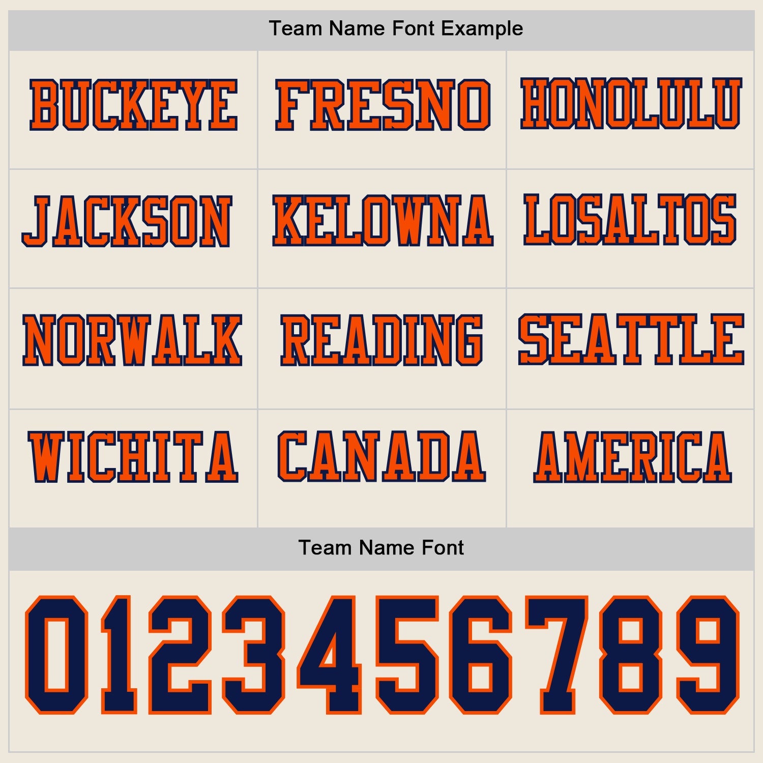 Custom Cream Navy-Orange Long Sleeve Authentic Football Jersey