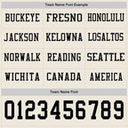 Custom Cream Black Long Sleeve Authentic Football Jersey