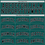 Custom Midnight Green Black-Gray Authentic Basketball Jersey