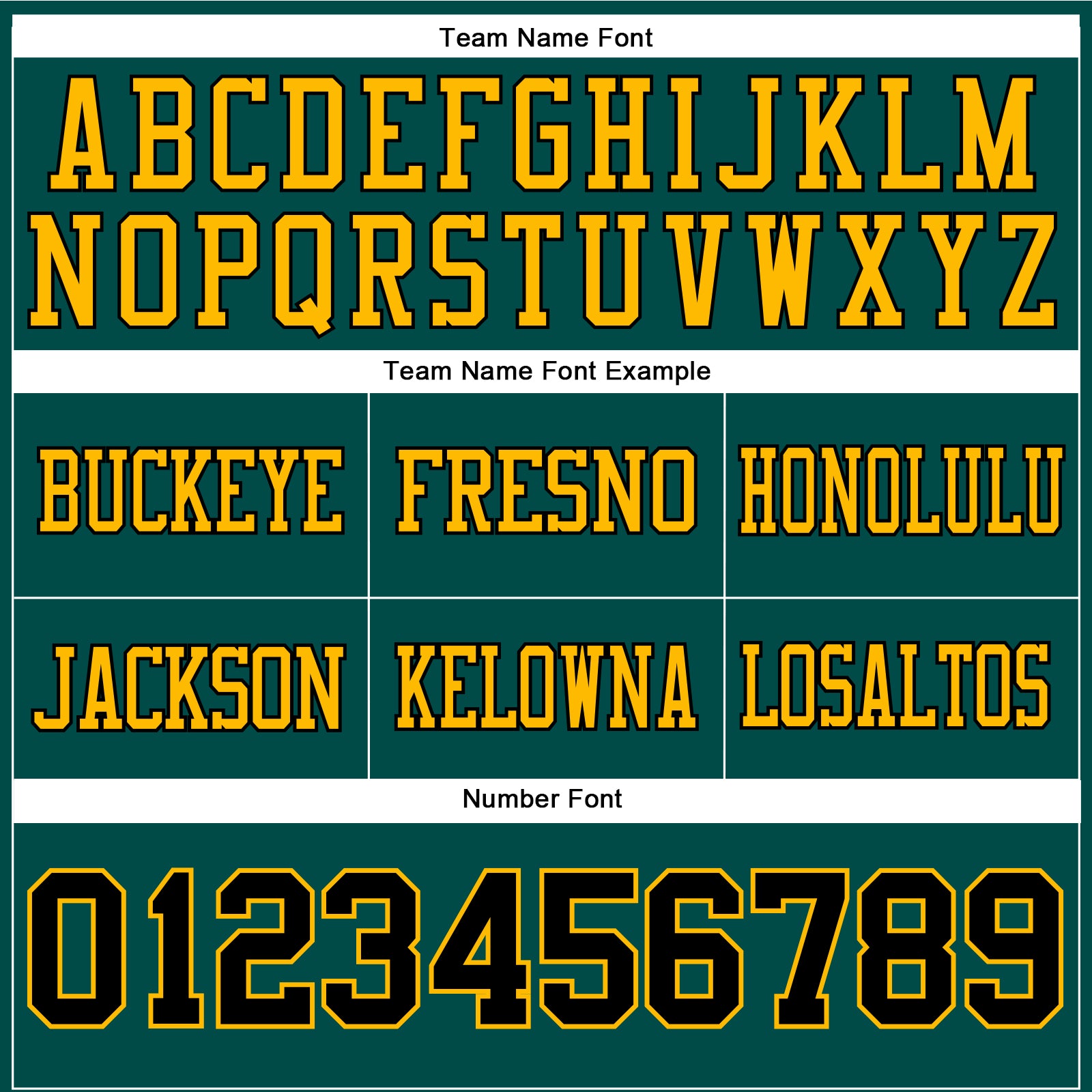 Custom Midnight Green Black-Old Gold Authentic Football Jersey