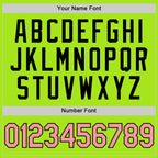 Custom Neon Green Medium Pink-Black Authentic Throwback Basketball Jersey