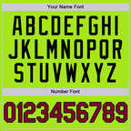 Custom Neon Green Maroon-Black Authentic Throwback Basketball Jersey