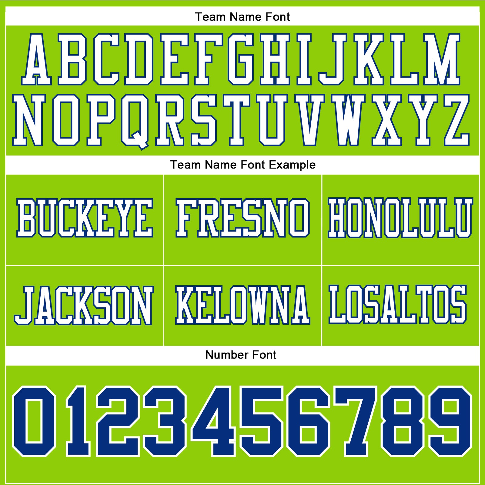 Custom Neon Green Royal-White Authentic Football Jersey