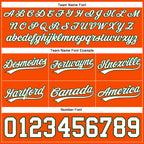 Custom Orange White-Green Authentic Basketball Shorts