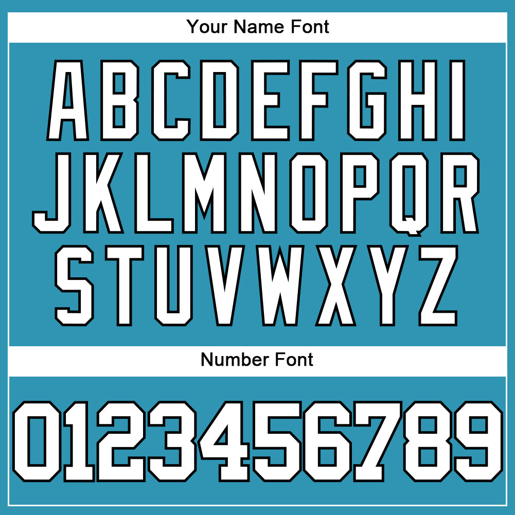 Custom Panther Blue White-Black Authentic Baseball Jersey