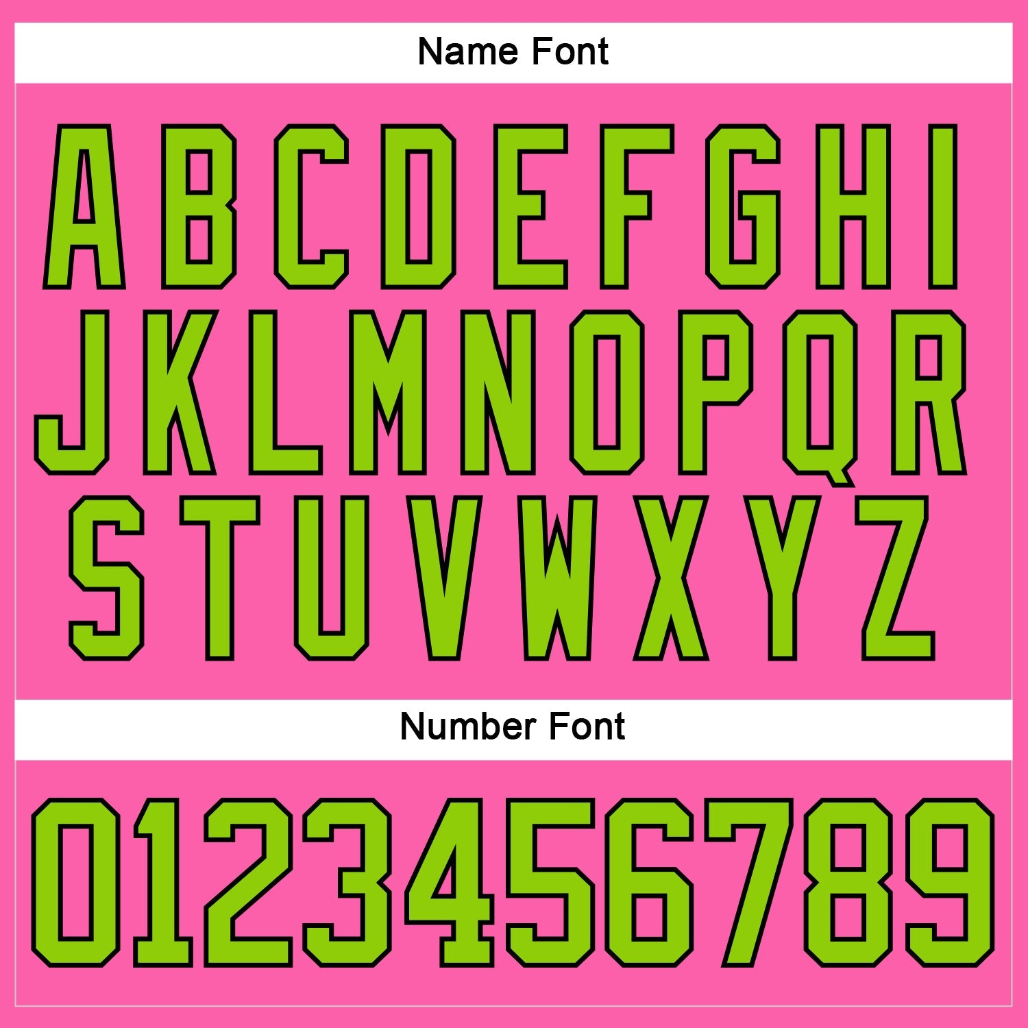 Custom Pink Neon Green-Black Hockey Jersey