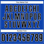 Custom Thunder Blue Black-White 3D Bowling Tattoos Performance Polo Shirt