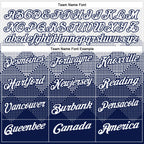 Custom White Navy 3D Pattern Design Gradient Square Shape Performance Polo Shirt