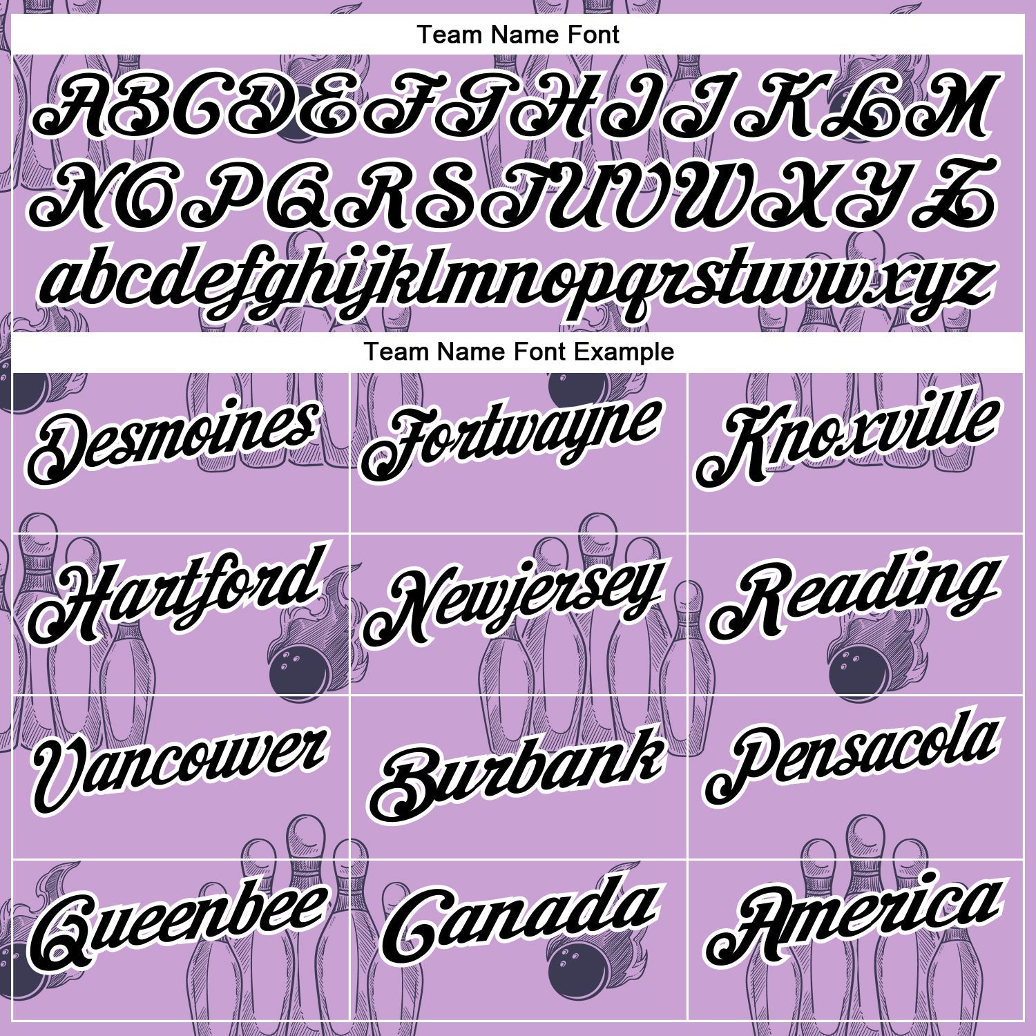 Custom Light Purple Black-White 3D Bowling Flaming Ball Performance Polo Shirt