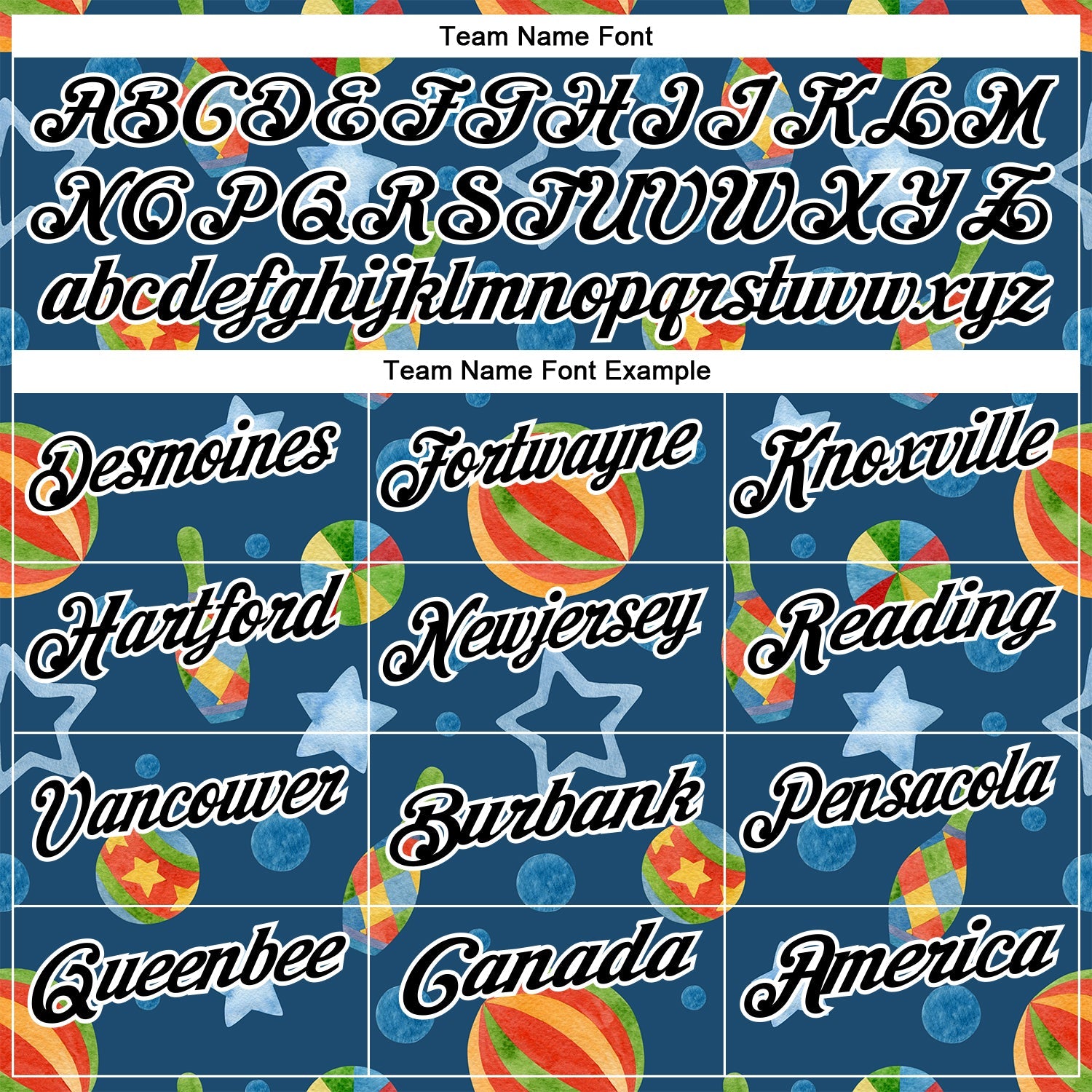 Custom Navy Black-White 3D Bowling Watercolor Performance Polo Shirt