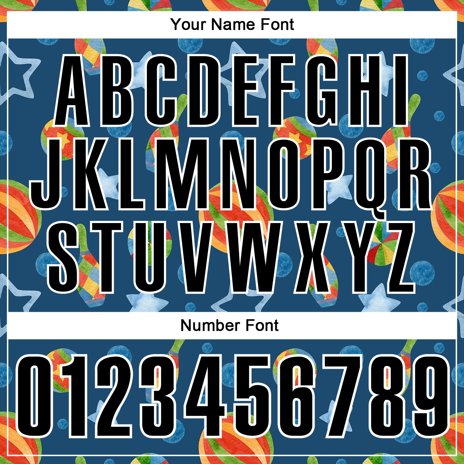 Custom Navy Black-White 3D Bowling Watercolor Performance Polo Shirt