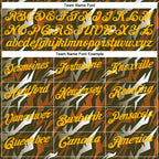 Custom Olive Gold 3D Cornhole American Flag Performance Salute To Service Polo Shirt