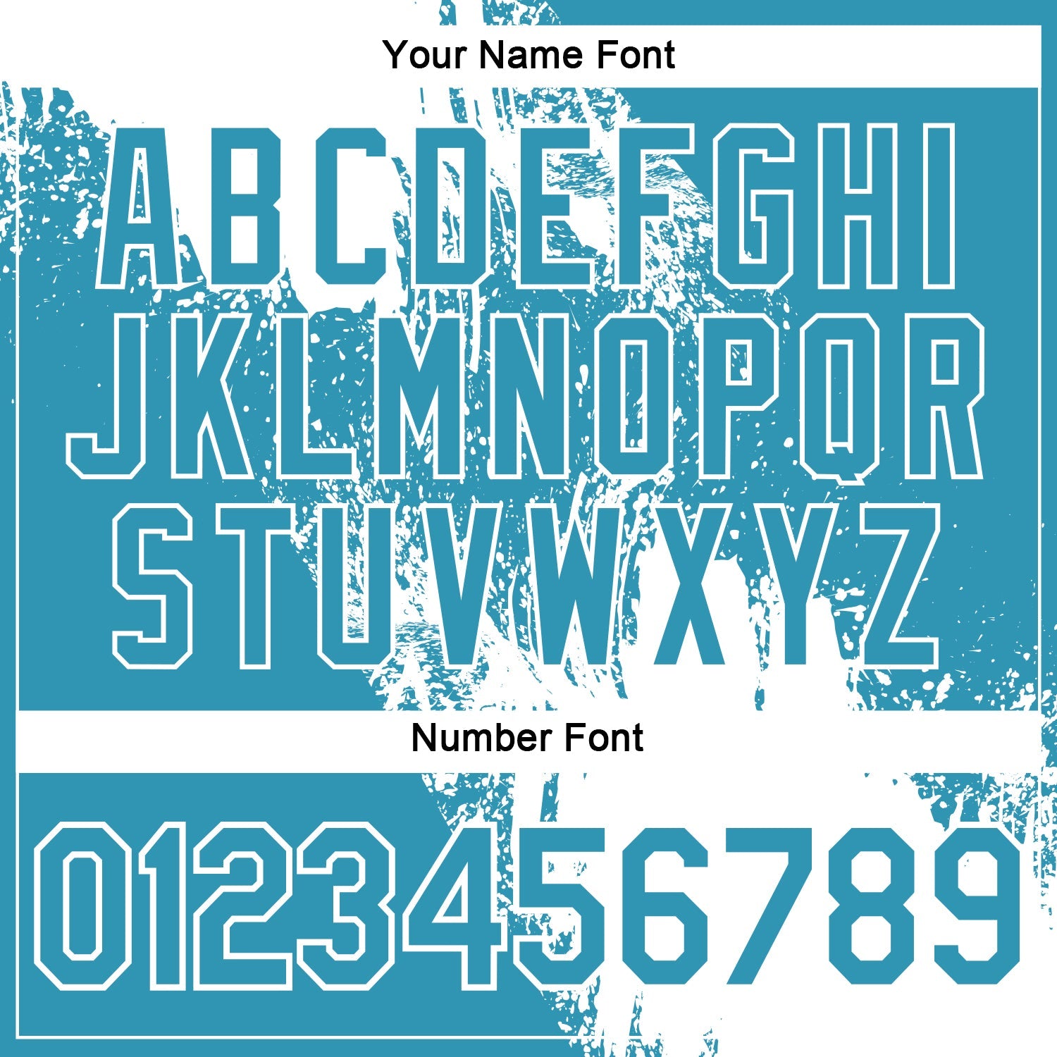 Custom White Panther Blue 3D Pattern Design Abstract Brush Stroke Performance Polo Shirt