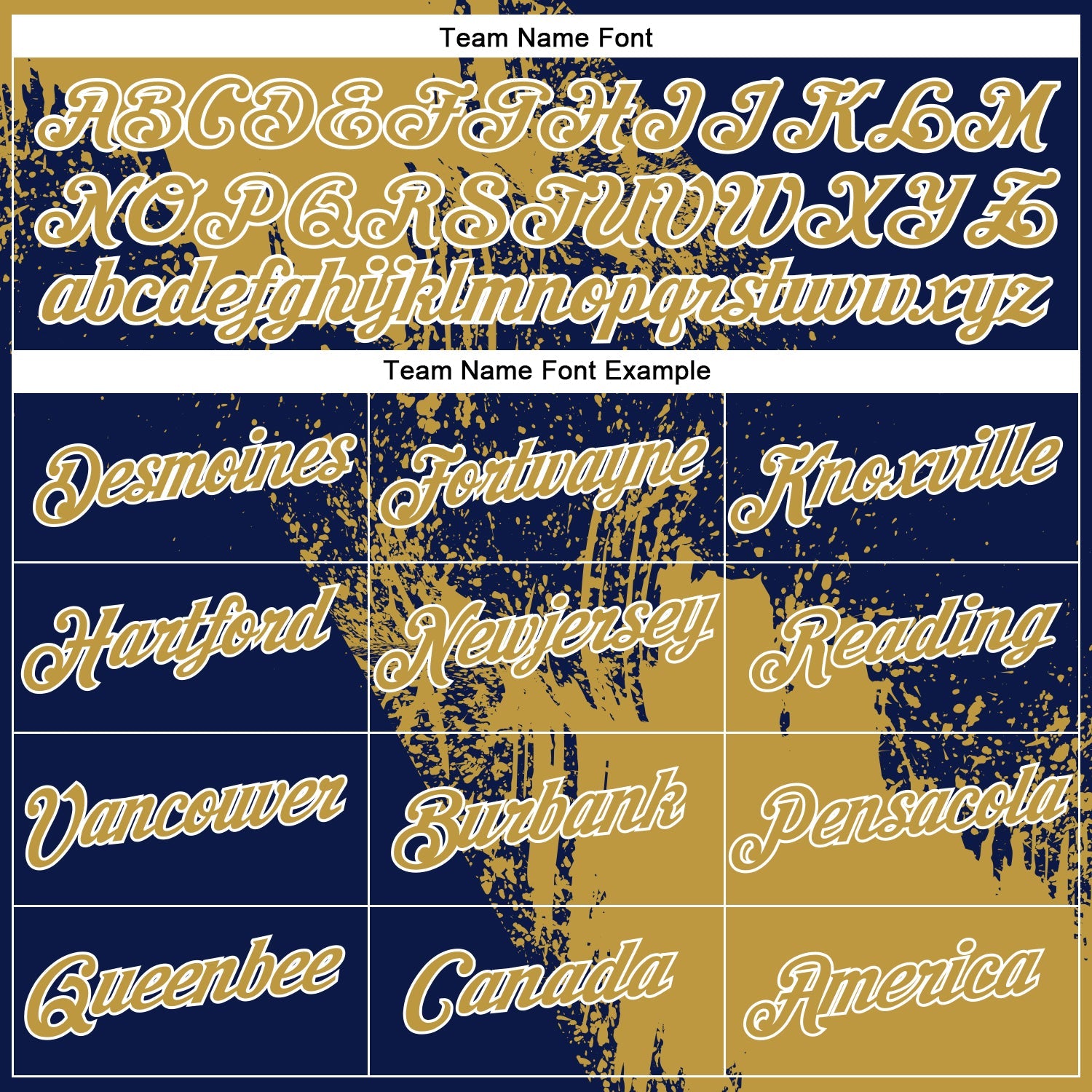 Custom Old Gold Navy-White 3D Pattern Design Abstract Brush Stroke Performance Polo Shirt