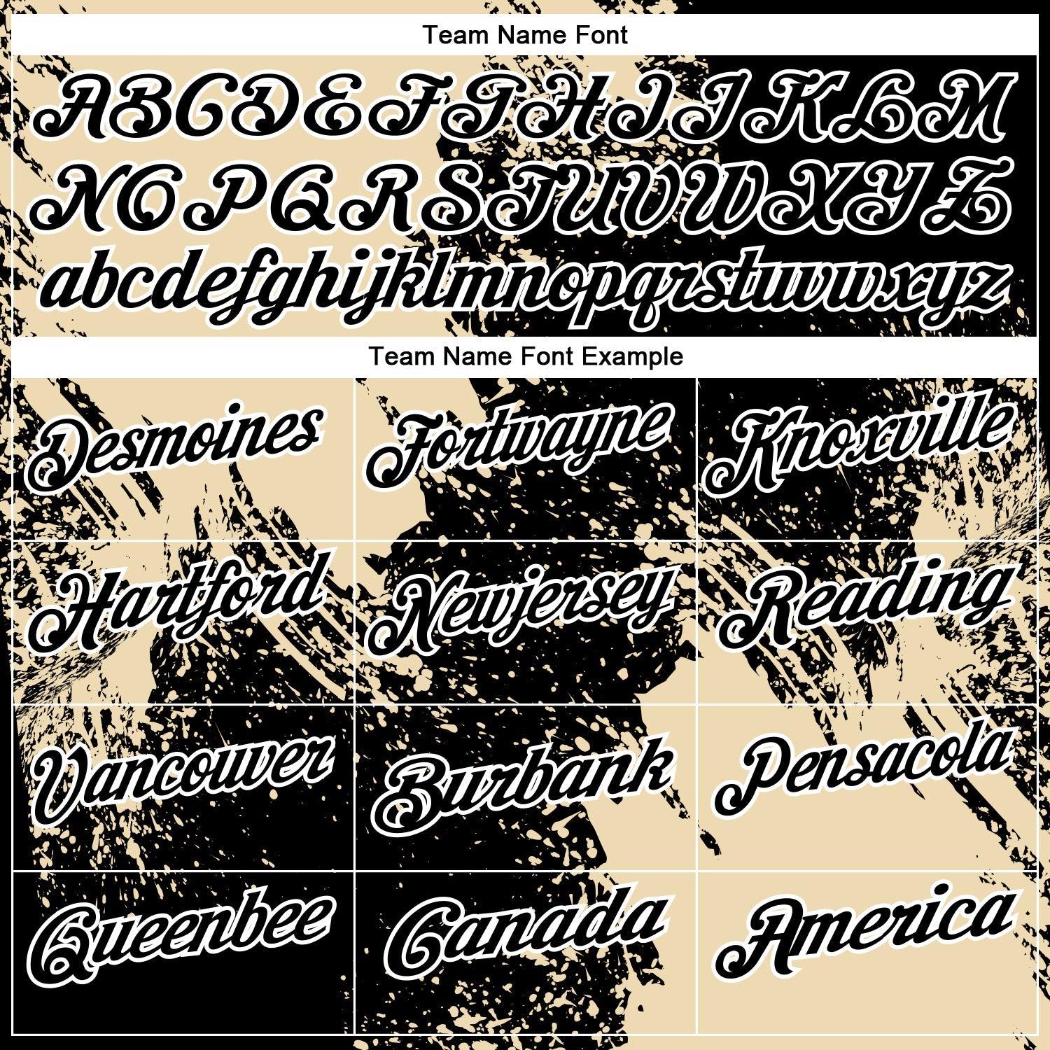 Custom Cream Black-White 3D Pattern Design Abstract Brush Stroke Performance Polo Shirt