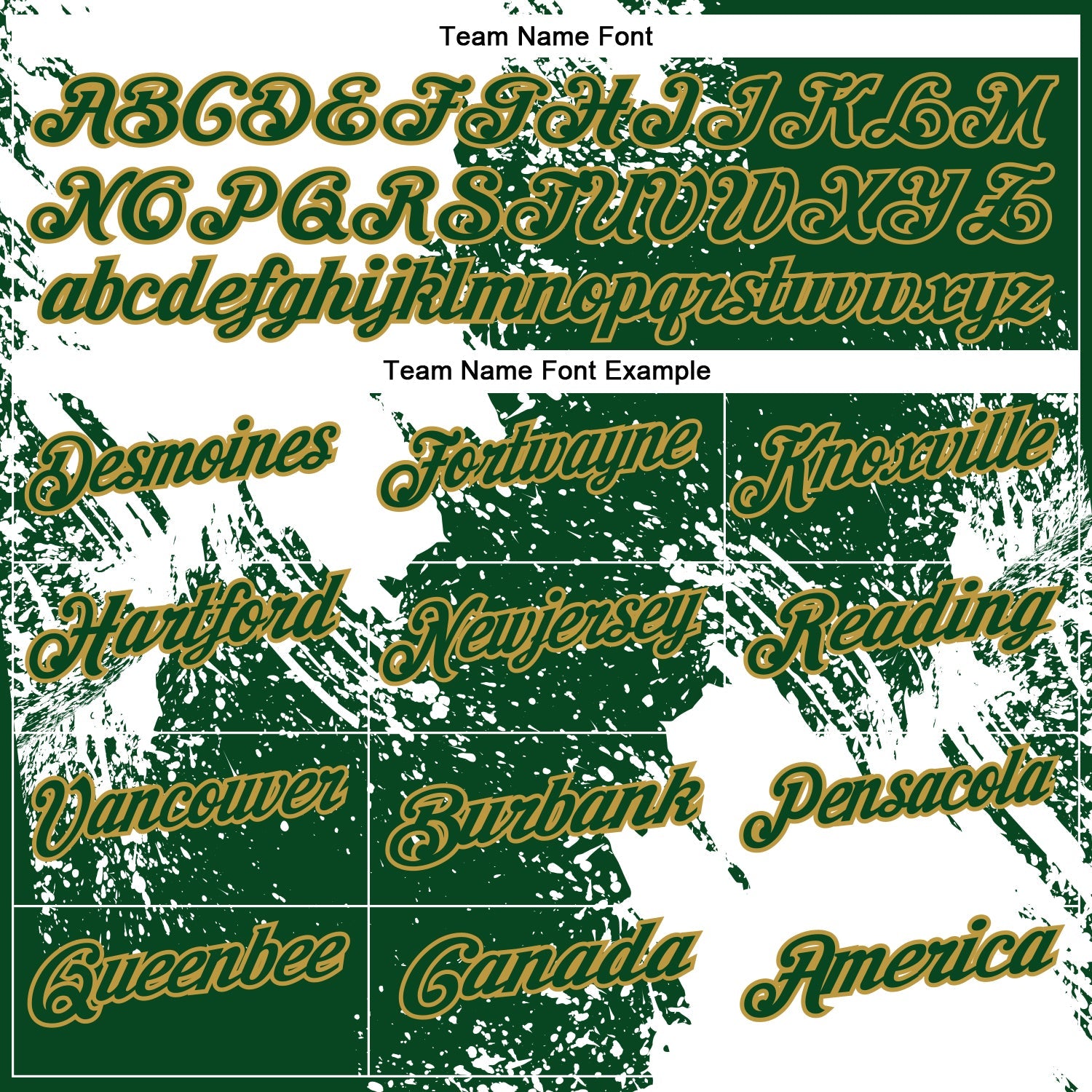 Custom White Green-Old Gold 3D Pattern Design Abstract Brush Stroke Performance Polo Shirt