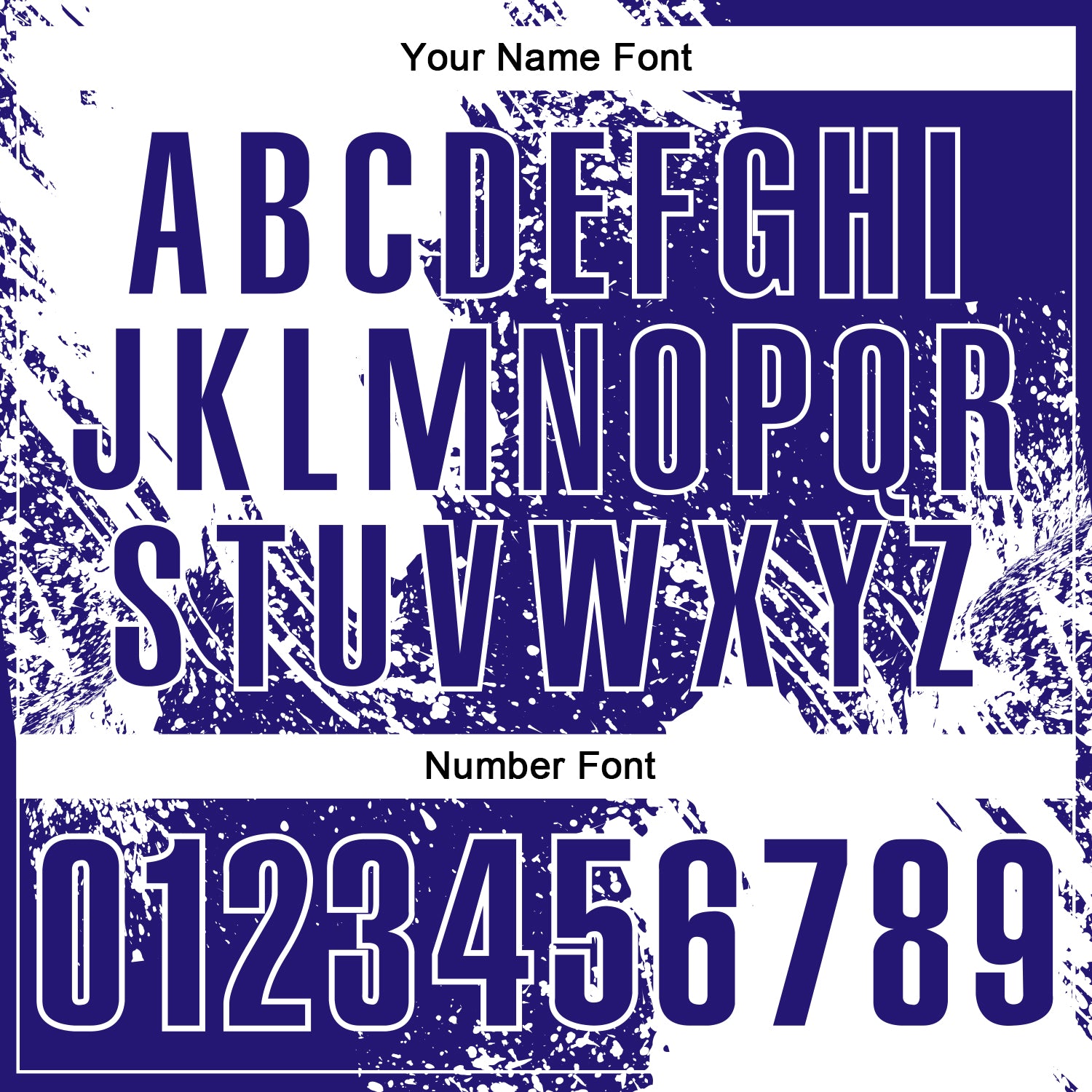 Custom White Dark Purple 3D Pattern Design Abstract Brush Stroke Performance Polo Shirt