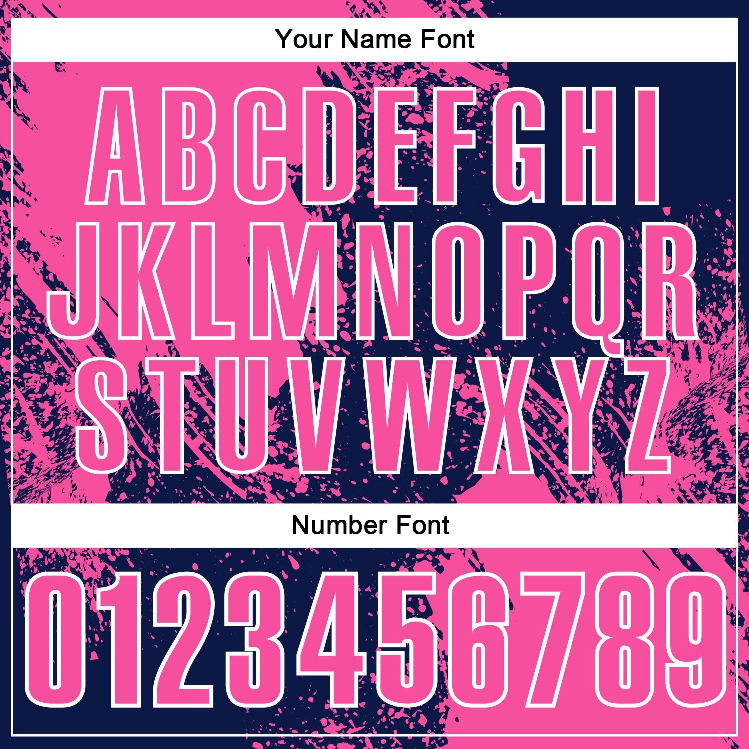 Custom Pink Navy-White 3D Pattern Design Abstract Brush Stroke Performance Polo Shirt