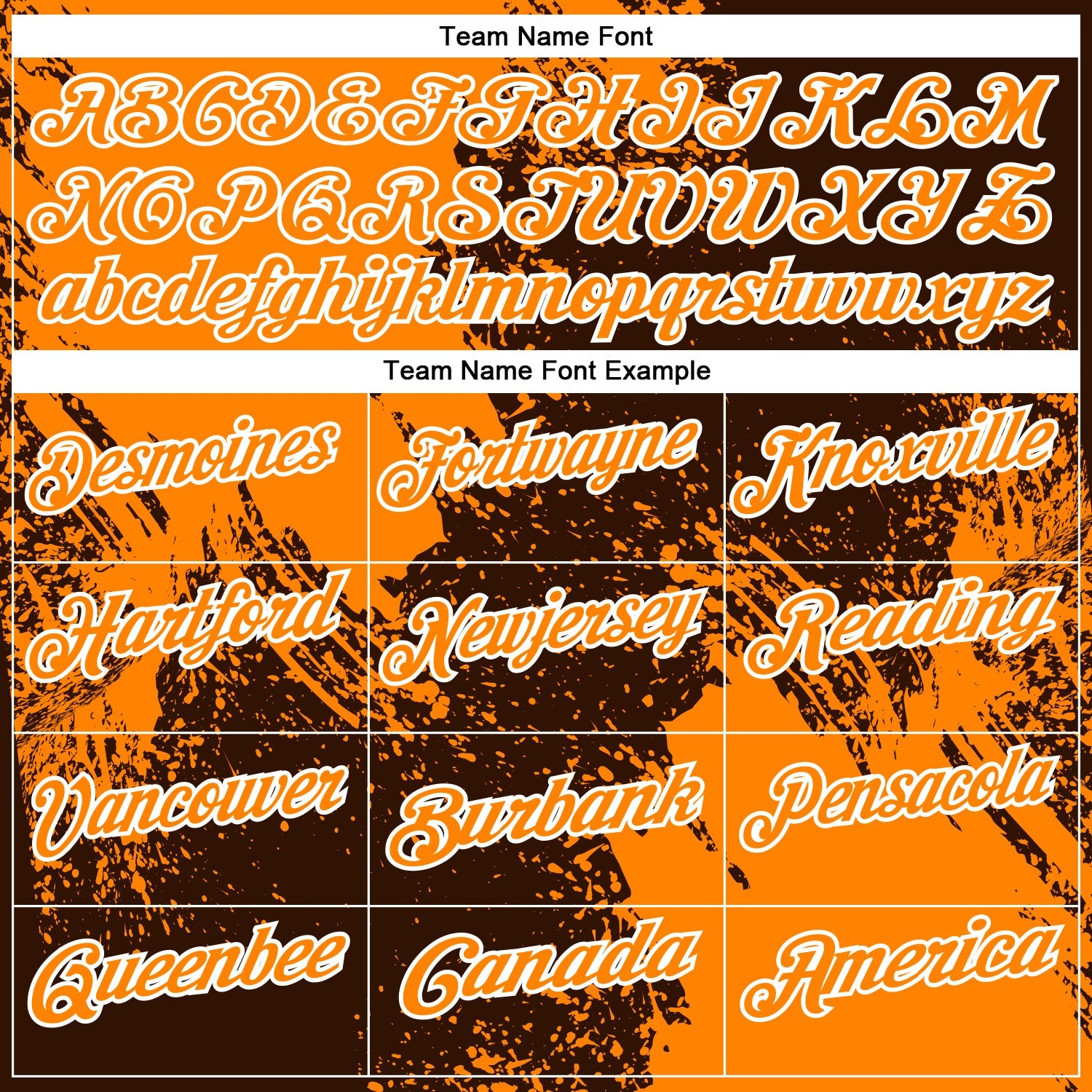 Custom Bay Orange Brown-White 3D Pattern Design Abstract Brush Stroke Performance Polo Shirt