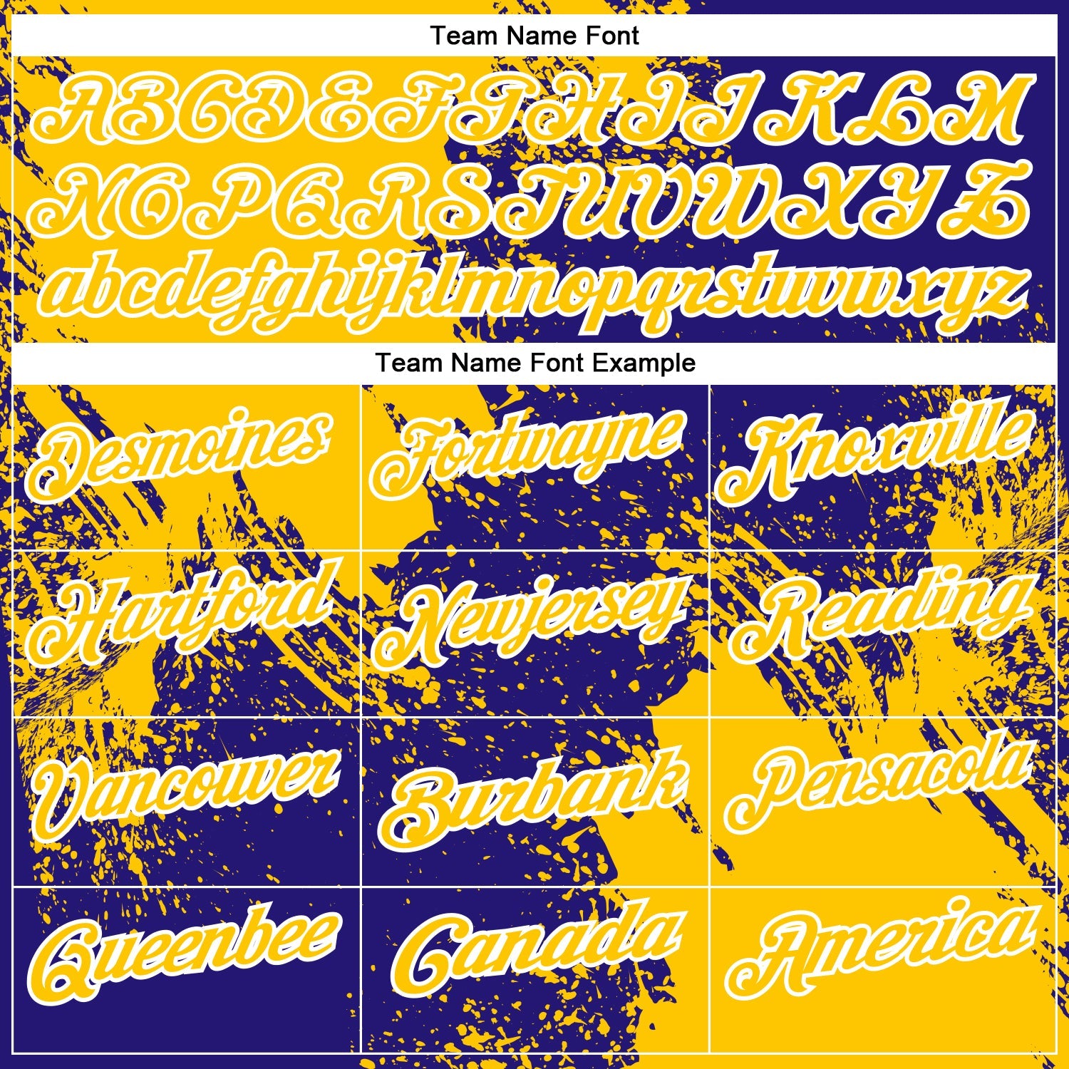 Custom Yellow Dark Purple-White 3D Pattern Design Abstract Brush Stroke Performance Polo Shirt